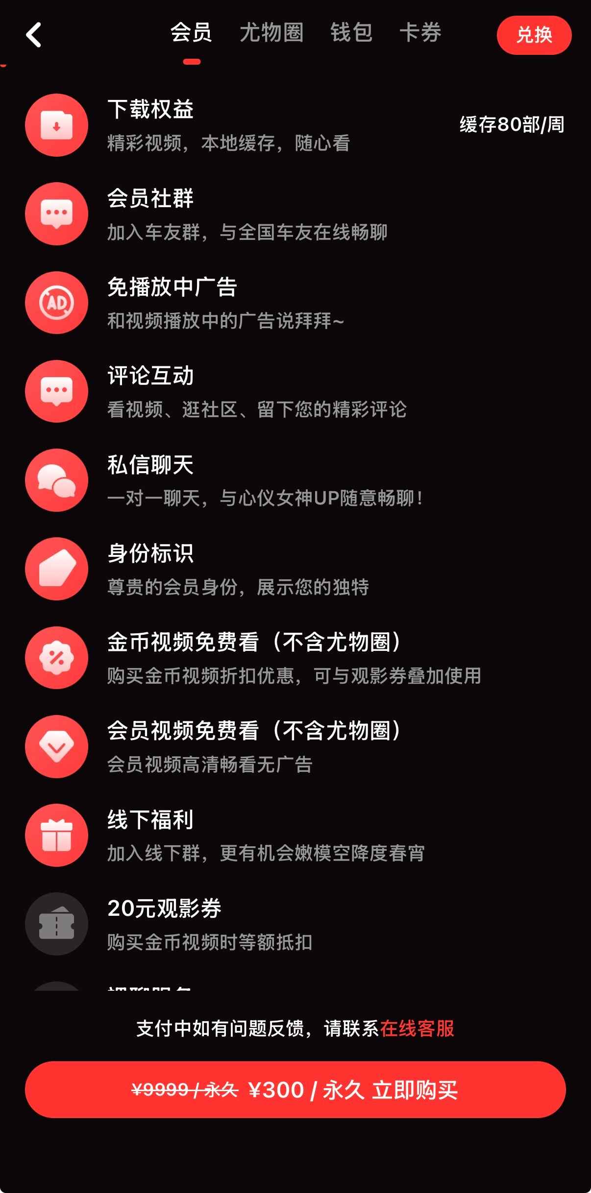 糖心vlog约300元会员套餐截图